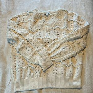 Madewell fringe sweater